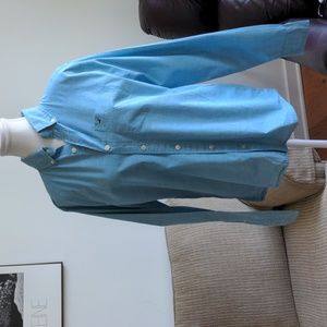 Hollister Button Down Medium light blue cotton shirt.  EUC